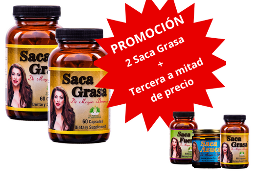 Saca Grasa Pack (2 + tercer producto a mitad de precio)